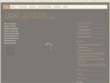 Tablet Screenshot of cranejewelers.com